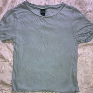 light blue mint colored shirt from wild fable